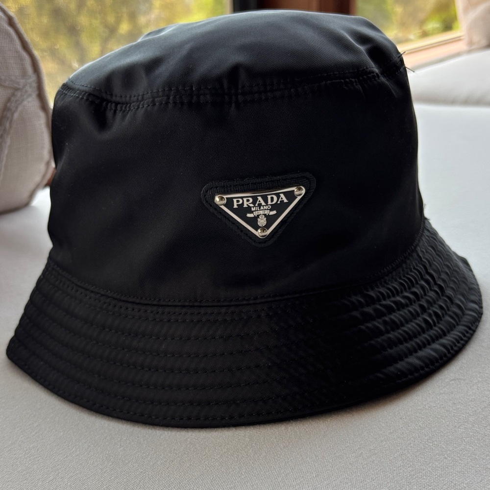 Prada Classic Black Bucket Hat